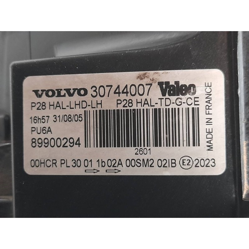 Recambio de faro izquierdo para volvo xc90 d5 summum (7 asientos) (136kw) referencia OEM IAM 30744007 89900294 VALEO - Negro 3