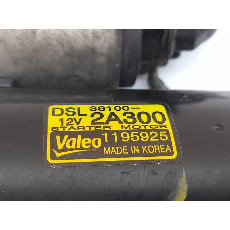 Recambio de motor arranque para hyundai ix20 gls comfort referencia OEM IAM 361002A300 1195925 VALEO - Blanco 2