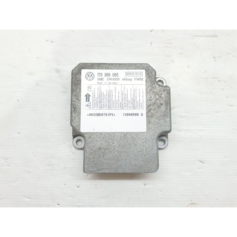 Recambio de centralita airbag para volkswagen touran (1t1) conceptline referencia OEM IAM 1T0909605 5WK43150 