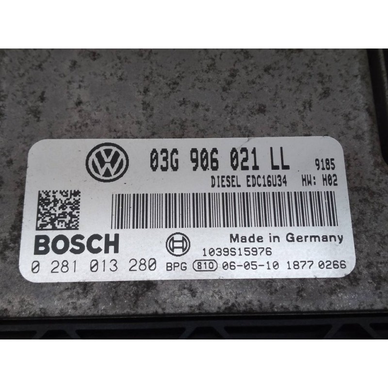 Recambio de centralita motor uce para seat leon (1p1) reference referencia OEM IAM 03G90602LL 0281013280 BOSCH 2