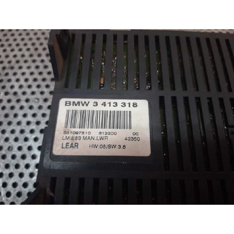 Recambio de centralita check control para bmw x3 (e83) 3.0d referencia OEM IAM 3431318 531097810 - Negro 2