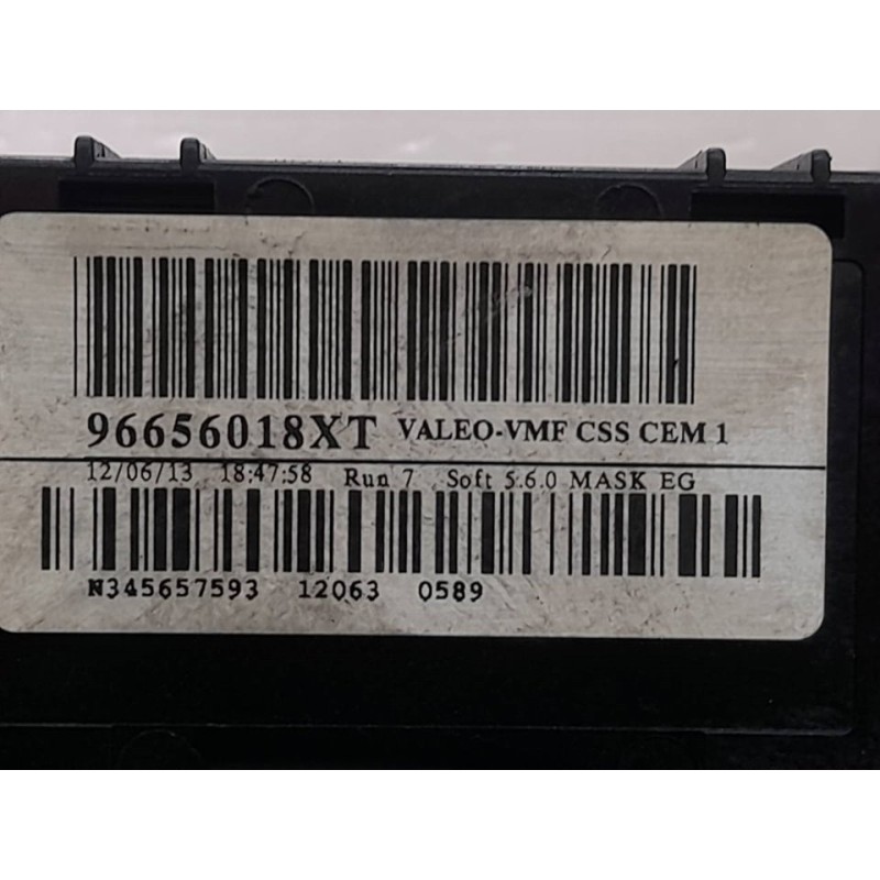 Recambio de mando luces para citroën c4 grand picasso seduction referencia OEM IAM 96656018XT  VALEO - Gris 3