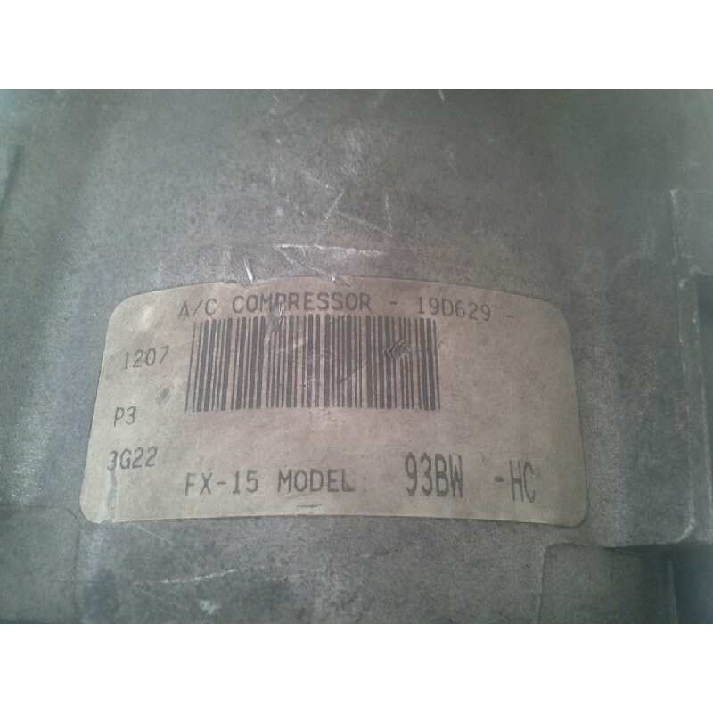 Recambio de compresor aire acondicionado para ford mondeo berlina/familiar (fd) 2.0 16v cat referencia OEM IAM 93BWHC 66233 FORD 2