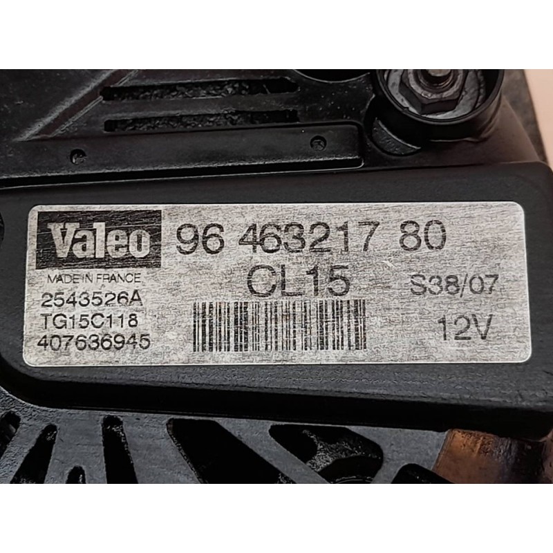 Recambio de alternador para peugeot expert kasten furg. acristaldo largo referencia OEM IAM 9646321780 3
