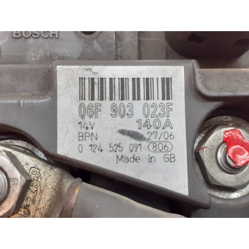 Recambio de alternador para audi a3 (8l) 1.6 ambiente referencia OEM IAM 06F903023F 0124525091 - Azul 6
