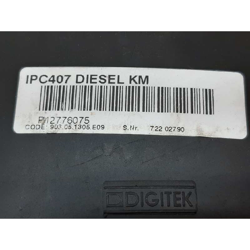 Recambio de cuadro instrumentos para saab 9-3 sport hatch 1.9 tid vector referencia OEM IAM 12776075 IPC407 - Azul 2