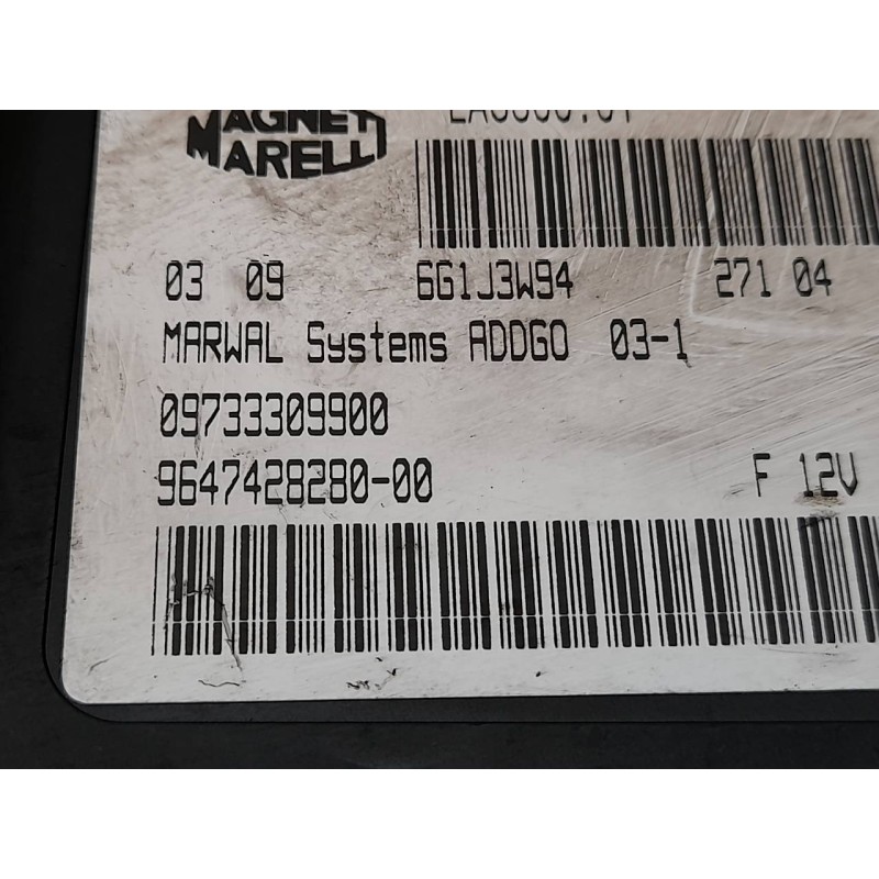 Recambio de centralita check control para peugeot 407 st confort referencia OEM IAM 9647428280 3