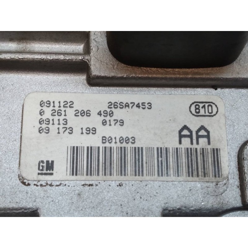 Recambio de centralita motor uce para opel omega b 2.6 v6 24v cat (y 26 se / ly9) referencia OEM IAM 0261206490 09113 - Gris 2