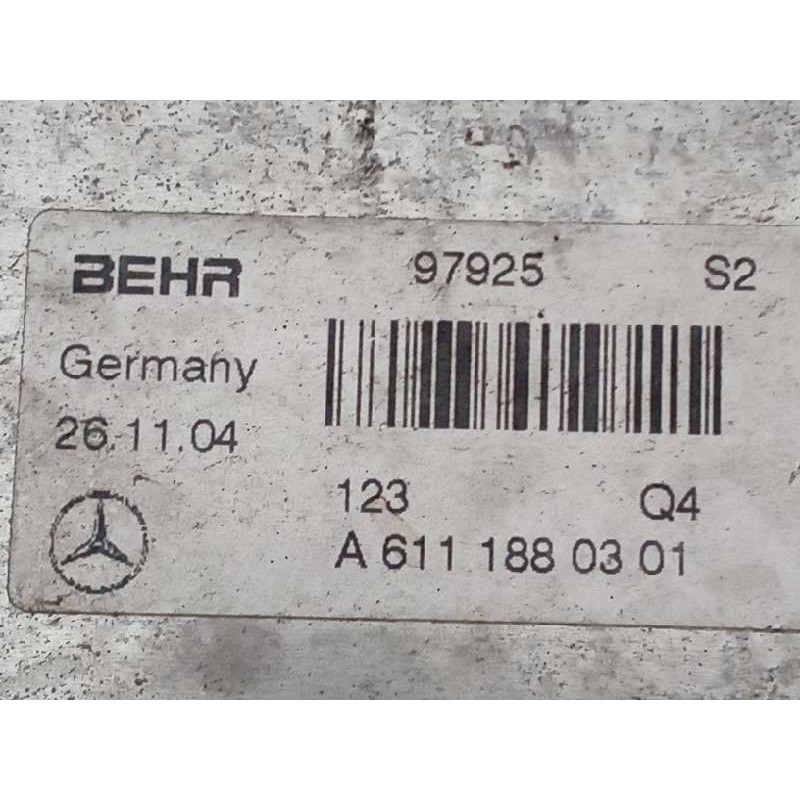 Recambio de enfriador aceite motor para mercedes-benz vito (w639) basic, combi 111 cdi compacto (639.601) referencia OEM IAM A61 - Amarillo 2
