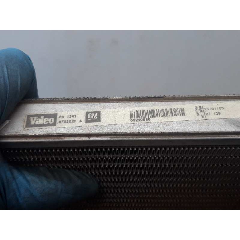 Recambio de radiador agua para opel agila básico referencia OEM IAM 09210556 - Azul 3