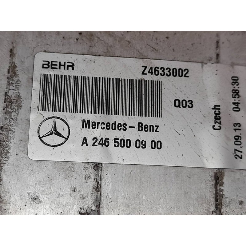 Recambio de intercooler para mercedes-benz clase cla (w117) cla 220 cdi (117.303) referencia OEM IAM A2465000900 3
