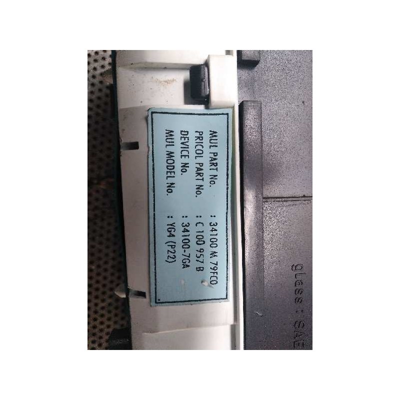 Recambio de cuadro instrumentos para suzuki alto rf 410 (ff) básico referencia OEM IAM 34100M79FC0 - Rojo 3