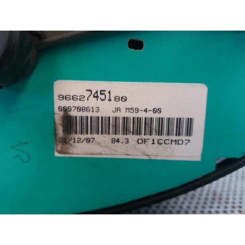 Recambio de cuadro instrumentos para peugeot partner (s2) combiespace referencia OEM IAM 9662745180 - Blanco 3