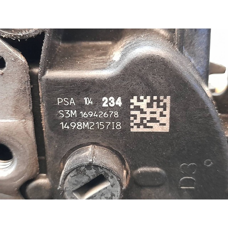 Recambio de cerradura puerta delantera derecha para peugeot 3008 allure referencia OEM IAM A048069 104234 1498M2157I8 4