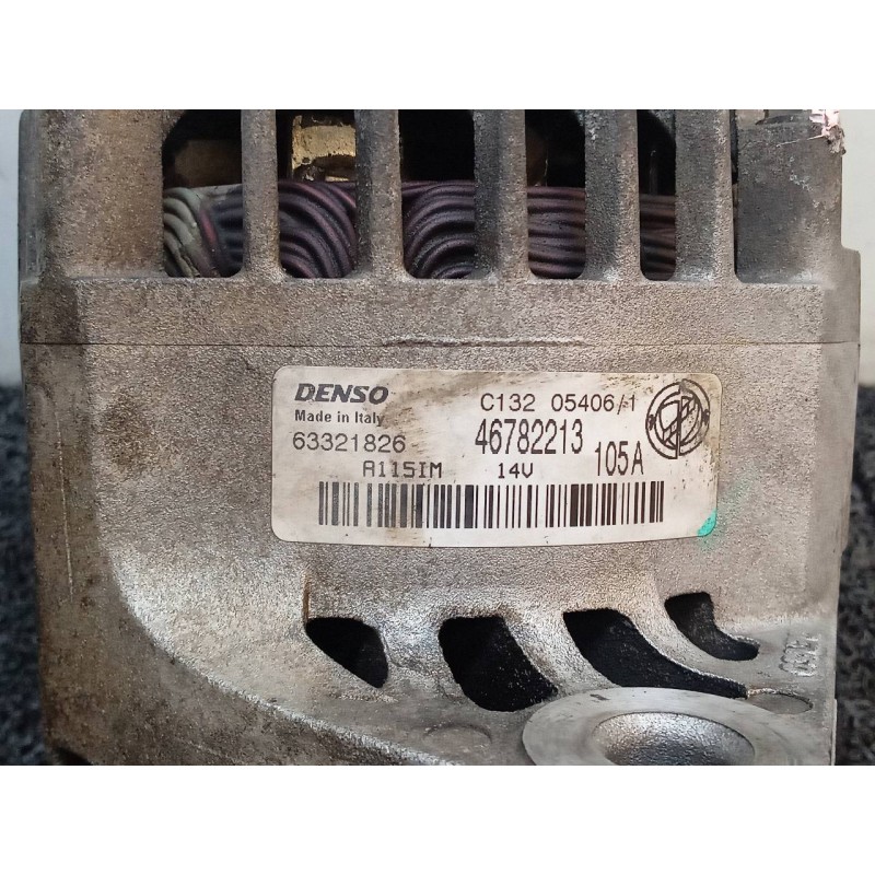 Recambio de alternador para fiat doblo (119) 1.9 8v multijet active com. (77kw) referencia OEM IAM 63321826 96782213 DENSO - Azul 5