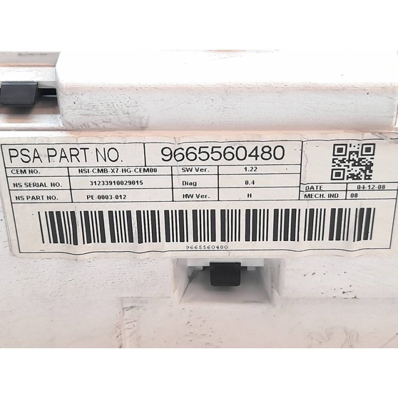 Recambio de cuadro instrumentos para citroën c5 station wagon exclusive referencia OEM IAM 9665560480 - Gris 3