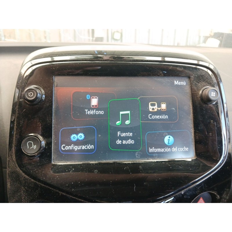 Recambio de pantalla multifuncion para citroën c1 ii (pa_, ps_) 1.0 vti 72 referencia OEM IAM - Blanco 3