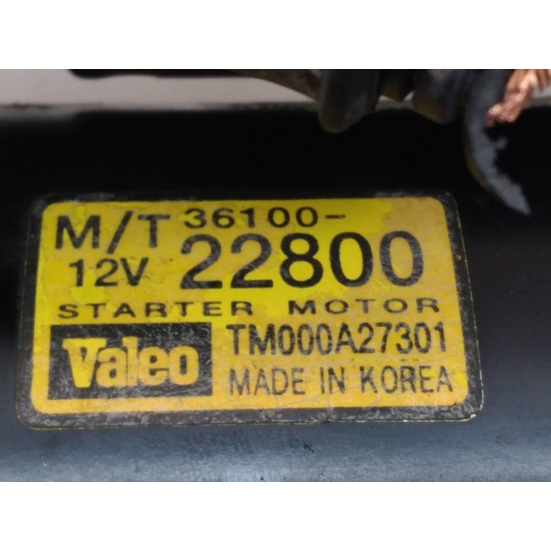 Recambio de motor arranque para hyundai coupe (gk) 1.6 fx referencia OEM IAM TM000A27301 3610022800 - Blanco 2