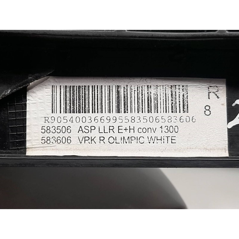 Recambio de retrovisor derecho para opel astra j sports tourer enjoy referencia OEM IAM 583506 583606 - Blanco 3