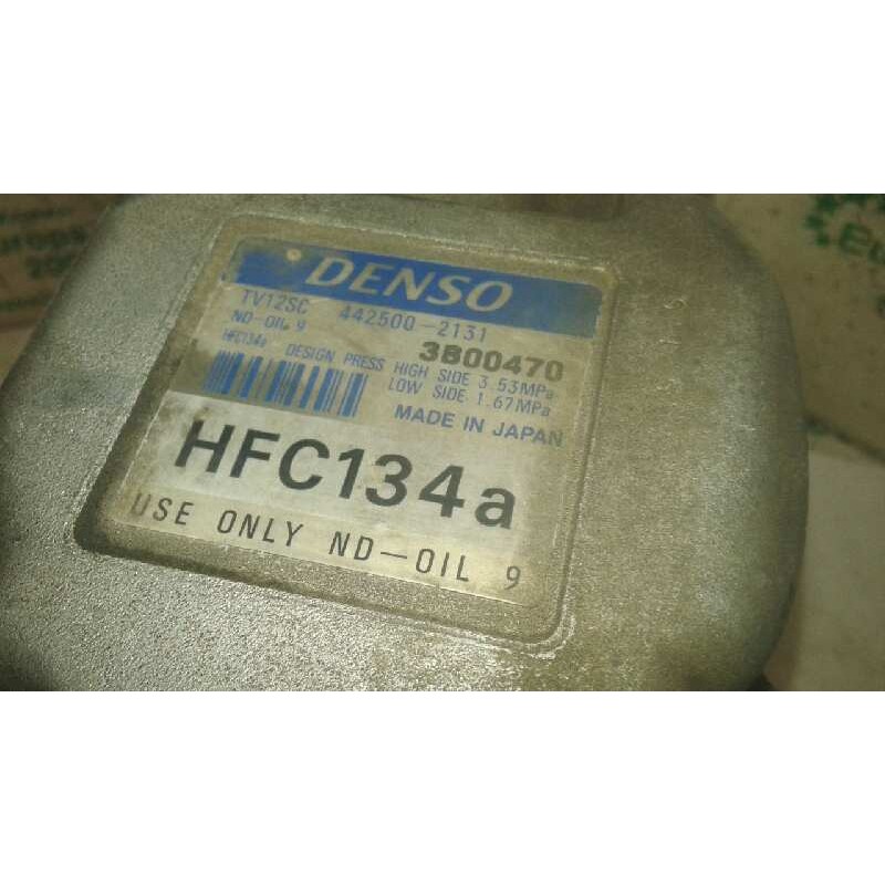 Recambio de compresor aire acondicionado para fiat bravo (182) 1.6 16v cat referencia OEM IAM 4425002131 3B00470 DENSO - Amarillo 2