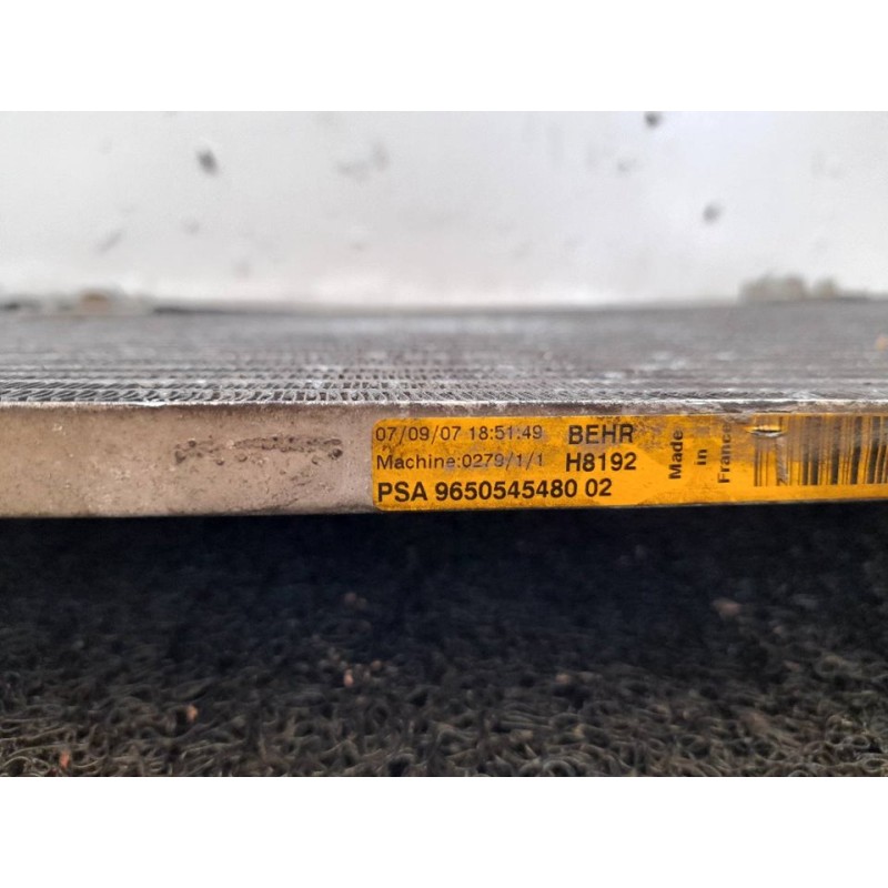 Recambio de condensador / radiador aire acondicionado para citroën c4 picasso exclusive referencia OEM IAM 9650545480 - Azul 3