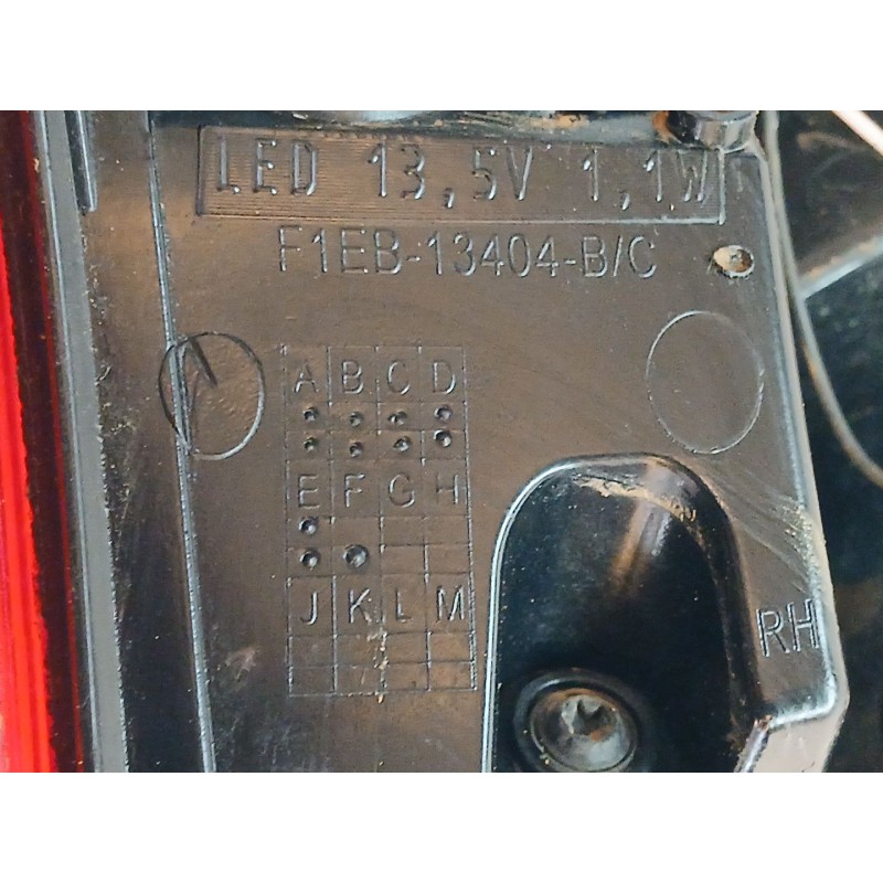 Recambio de piloto trasero derecho para ford focus iii 1.0 ecoboost referencia OEM IAM F1EB13404B - Blanco 2