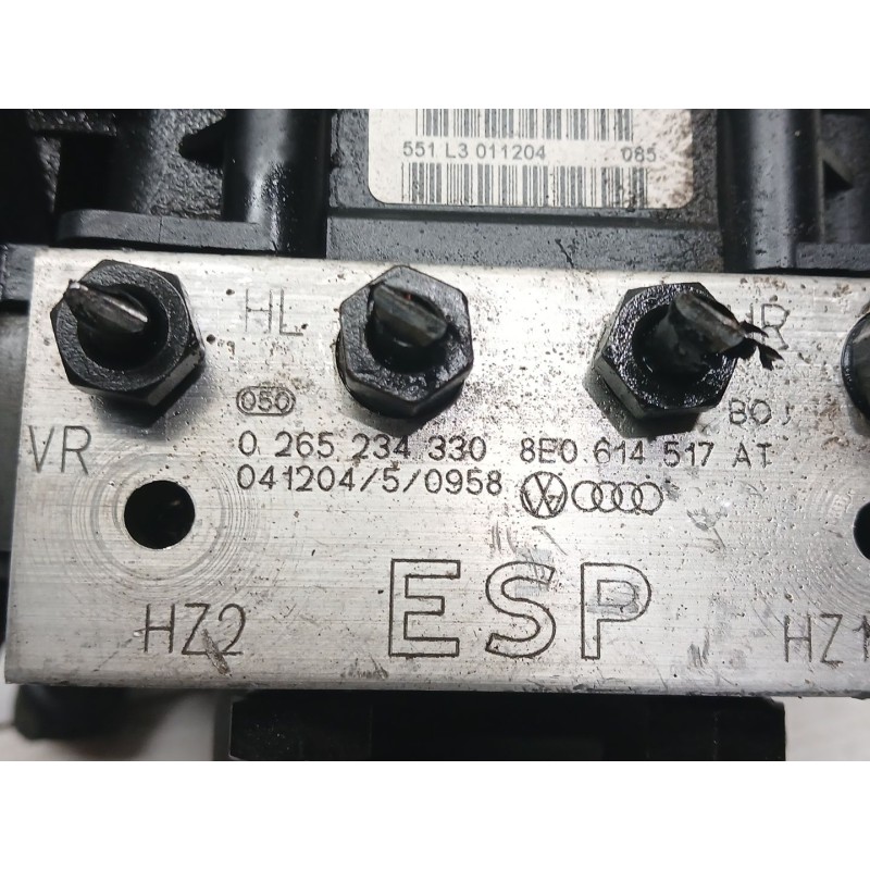 Recambio de abs para audi a4 avant (8e) 2.5 tdi referencia OEM IAM 0265234330 8E0614517AT BOSCH - Azul 2