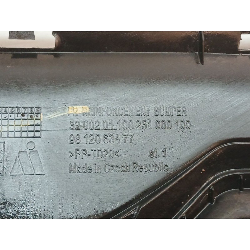 Recambio de rejilla delantera para citroën c3 feel referencia OEM IAM 9812063477 - Gris 2
