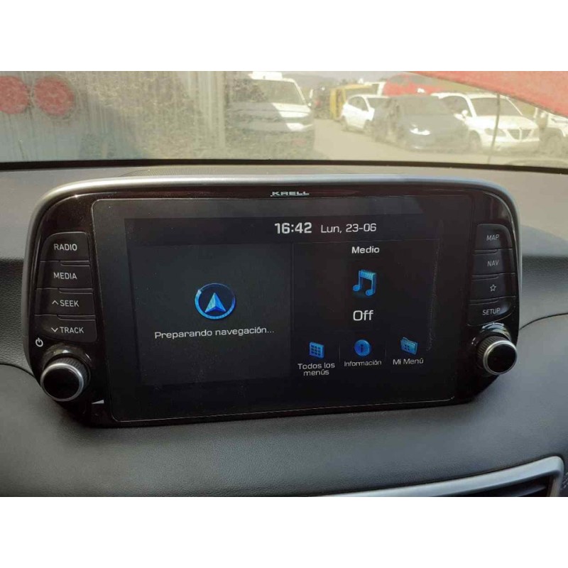 Recambio de pantalla multifuncion para hyundai tucson tecno mild-hybrid 2wd referencia OEM IAM - Rojo 3