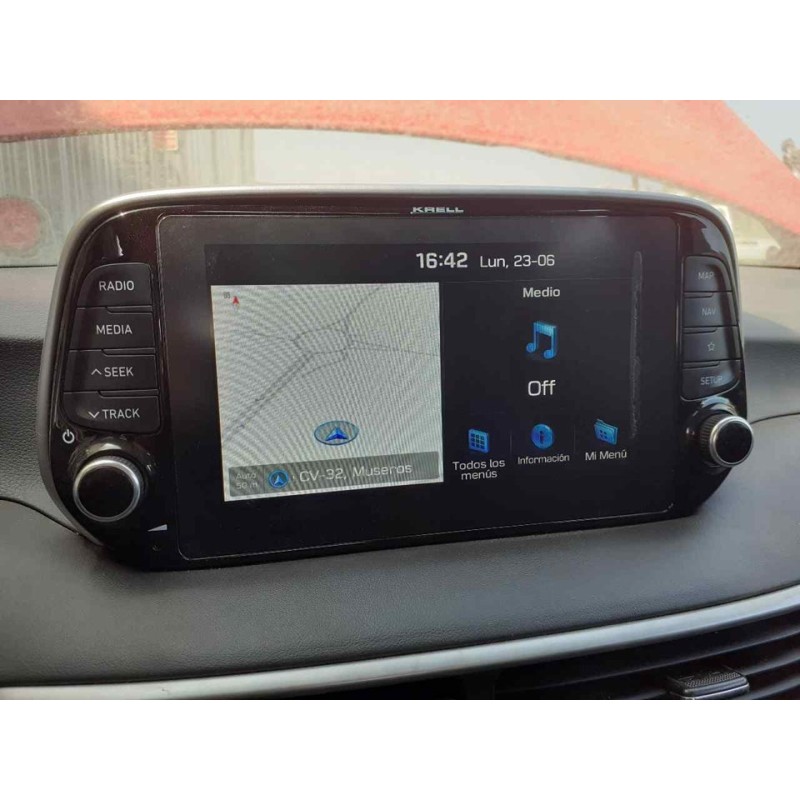 Recambio de pantalla multifuncion para hyundai tucson tecno mild-hybrid 2wd referencia OEM IAM - Rojo 4