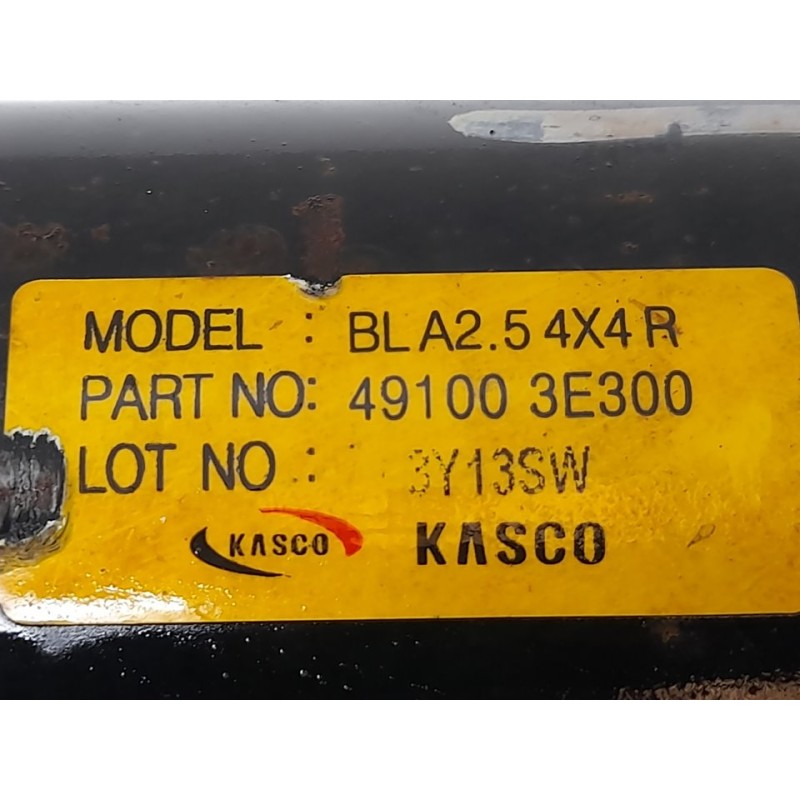 Recambio de transmision central para kia sorento 2.5 crdi ex referencia OEM IAM 491003E300 - Negro 2