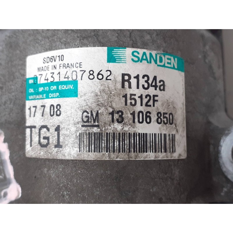 Recambio de compresor aire acondicionado para suzuki swift berlina (mz) gl (3-ptas.) referencia OEM IAM 13106850 1512F - Rojo 2