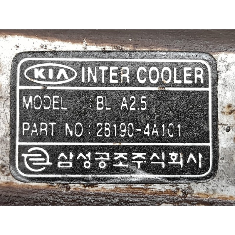 Recambio de intercooler para kia sorento 2.5 crdi ex referencia OEM IAM 281904A101 - Negro 3