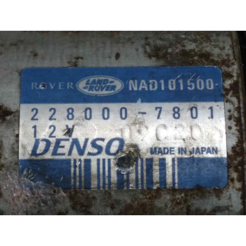 Recambio de motor arranque para land rover freelander (ln) s familiar referencia OEM IAM 2280007801 NAD101500 DENSO 5