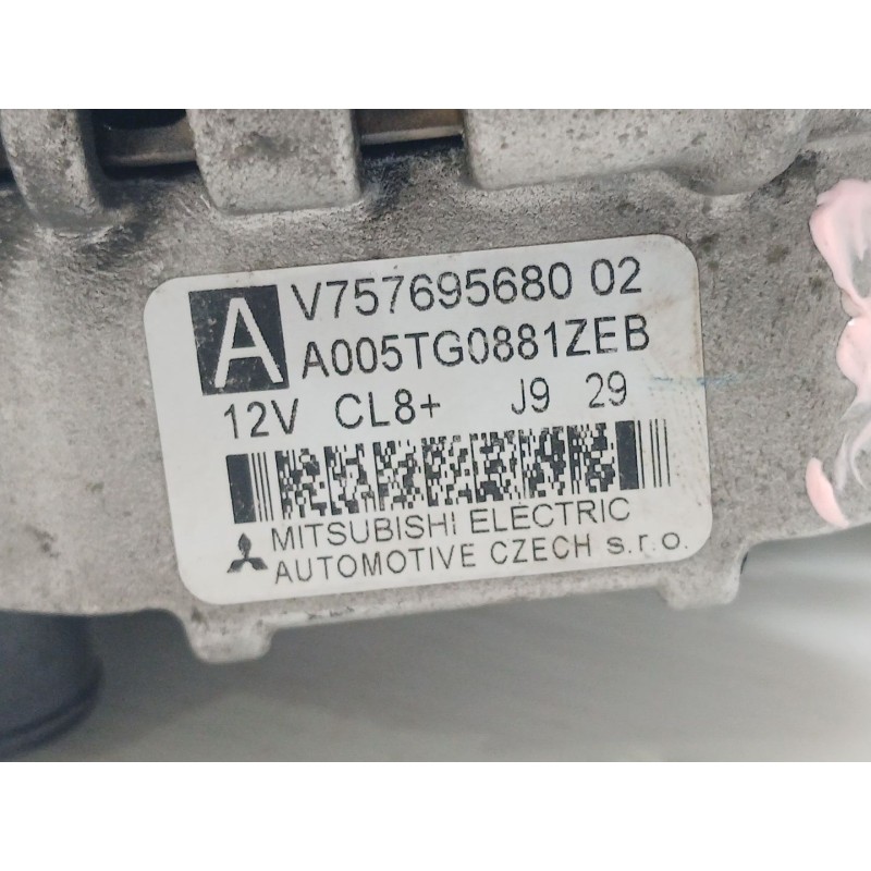 Recambio de alternador para peugeot 207 sport referencia OEM IAM A005TG0881ZEB CL8 - Gris 2