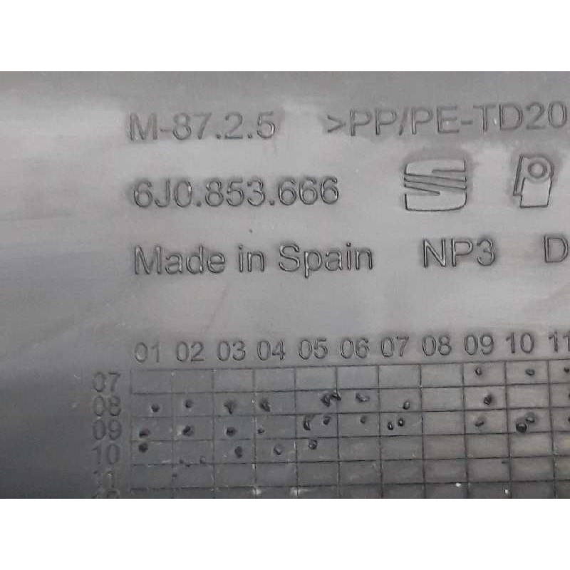 Recambio de rejilla paragolpes derecha para seat ibiza st (6j8) reference referencia OEM IAM 6J0853666 2