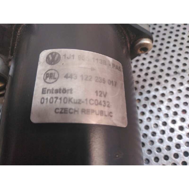 Recambio de motor limpia delantero para audi a3 (8l) 1.9 tdi ambition referencia OEM IAM 1J1955113B 443122235017 - Negro 3