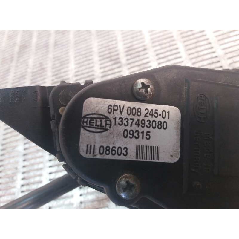 Recambio de potenciometro pedal para citroën jumper caja cerrada desde '02 2.0 hdi cat referencia OEM IAM 1337493080 6PV00824501 - Blanco 2