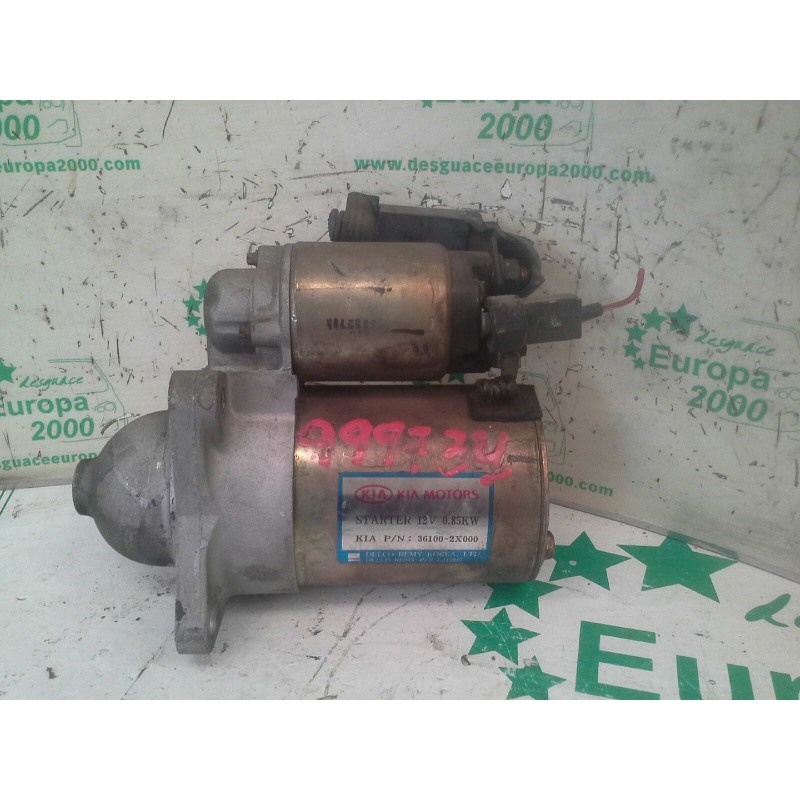 Recambio de motor arranque para kia shuma ii 1.6 cat referencia OEM IAM 361002X000 - Gris 3