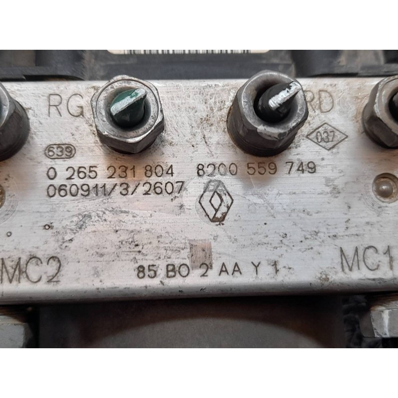 Recambio de abs para renault clio iii confort dynamique referencia OEM IAM 0265231804 8200559749 0265800559 3