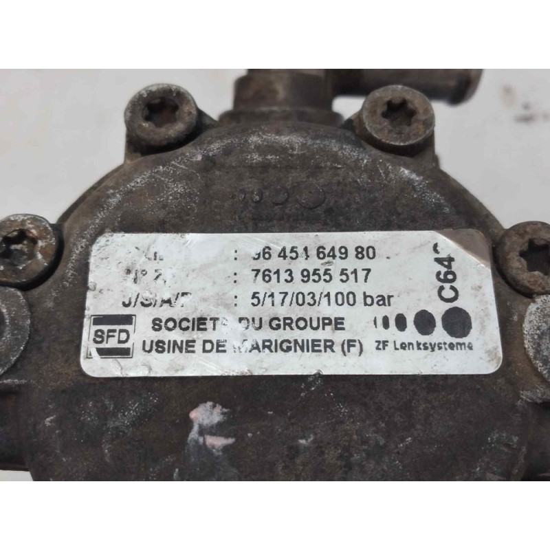 Recambio de bomba direccion para citroën jumper caja cerrada desde '02 2.0 hdi cat referencia OEM IAM 9645464980 7613955517 - Blanco 2