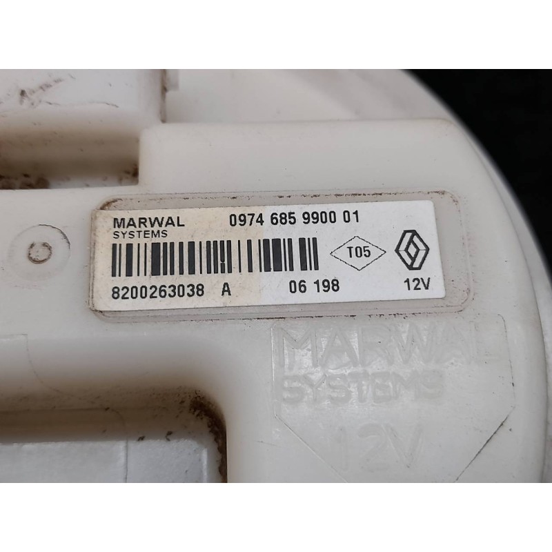 Recambio de aforador para renault clio iii confort dynamique referencia OEM IAM 8200263038A 0974685990001 MARWALL 2