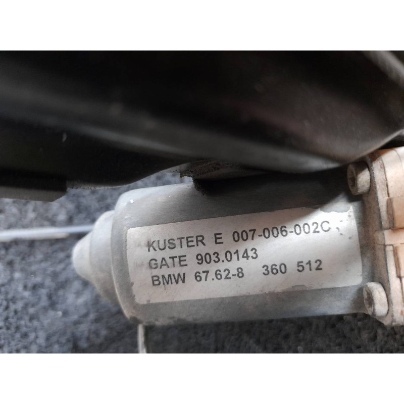 Recambio de elevalunas trasero izquierdo para bmw serie 5 berlina (e39) 525d exclusive referencia OEM IAM 67628360512 9030143 - Azul 7