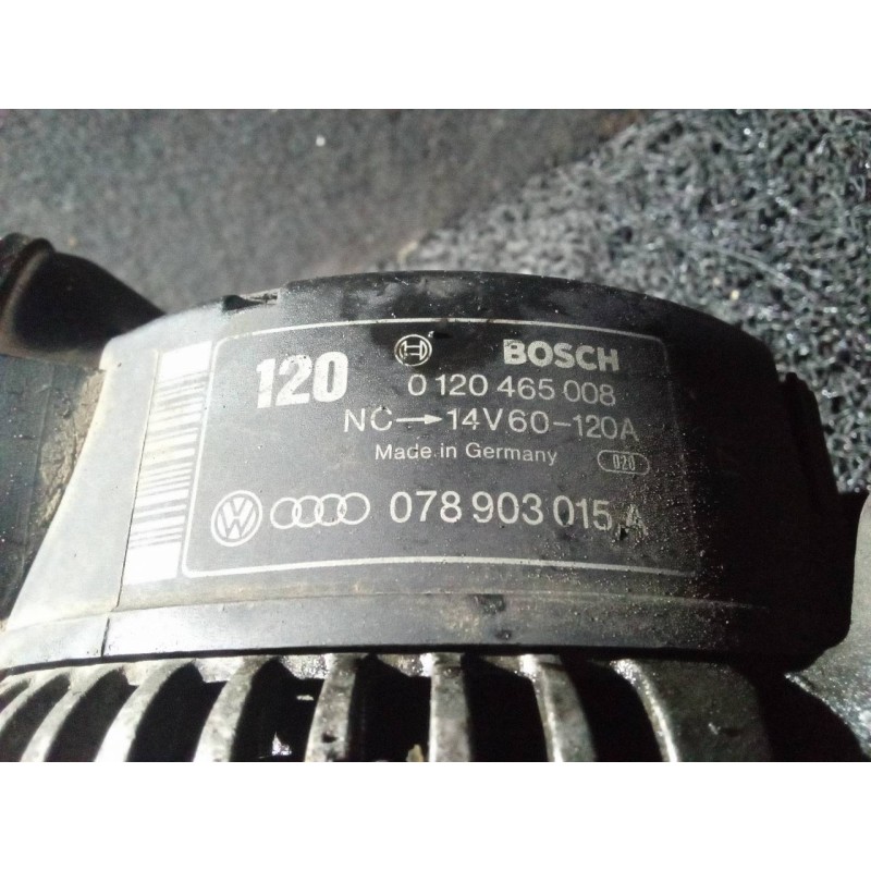 Recambio de alternador para audi coupe (8b3) 2.3 cat (ng) referencia OEM IAM 0120465008 078903015A BOSCH 2