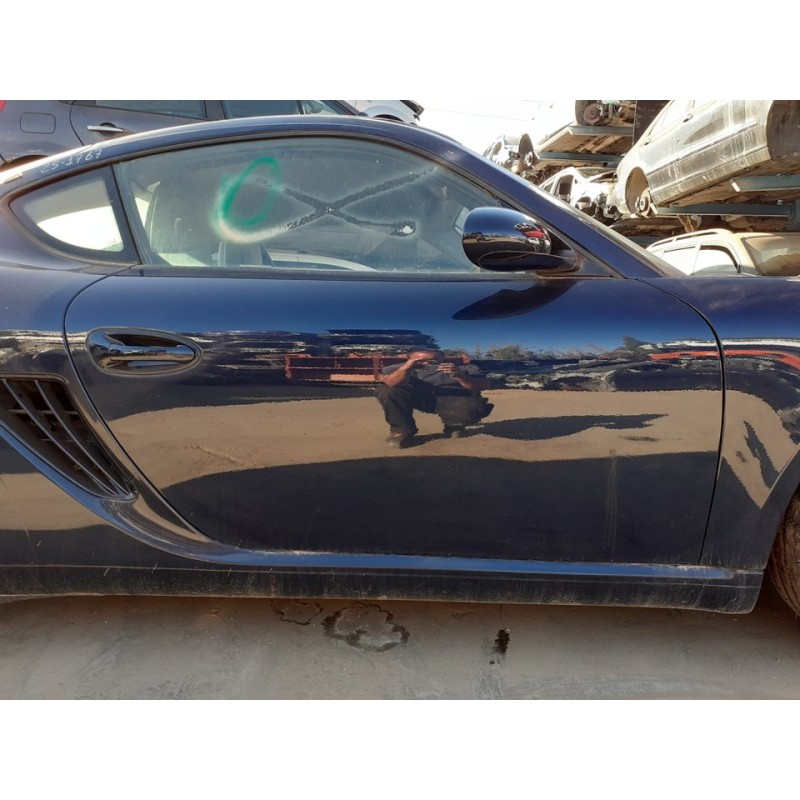 Recambio de puerta delantera derecha para porsche cayman (typ 987c) s referencia OEM IAM - Azul oscuro 4