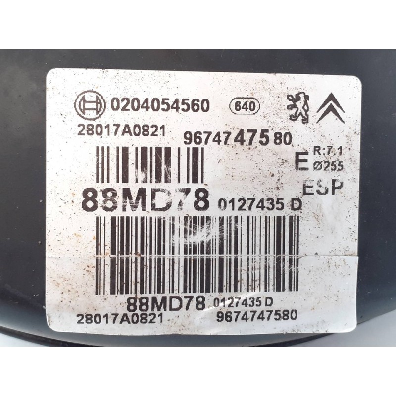 Recambio de servofreno para citroën c4 lim. seduction referencia OEM IAM 9674747580 0204054560 - Blanco 2