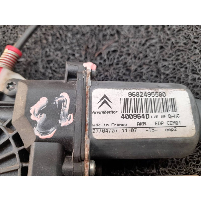 Recambio de elevalunas delantero derecho para citroën c4 picasso exclusive referencia OEM IAM 9682495580 - Gris 7