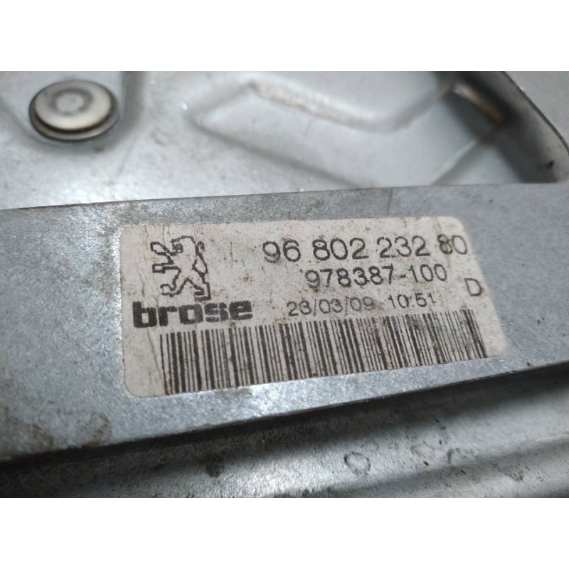 Recambio de elevalunas trasero izquierdo para peugeot 207 cc (wd_) 1.6 16v referencia OEM IAM 9680223280 - Rojo 3