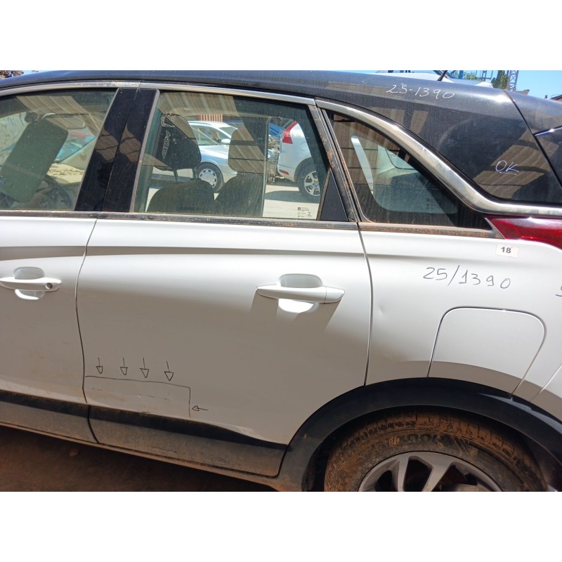 Recambio de puerta trasera izquierda para opel crossland x / crossland (p17, p2qo) 1.2 (75) referencia OEM IAM - Blanco 3