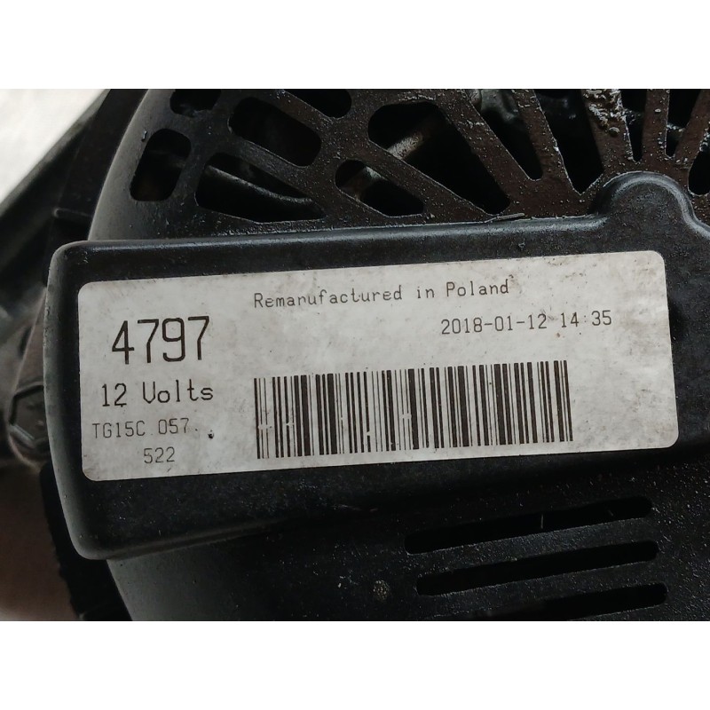 Recambio de alternador para mercedes-benz clase a (w169) a 180 cdi (169.007) referencia OEM IAM TG15C057522 4797 - Negro 2